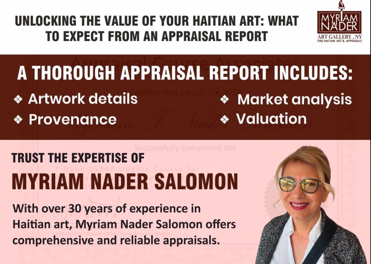 Art Valuation Fees at Myriam Nader Art Gallery