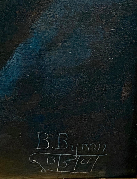 Bourmond Byron 42"x30" Banana Plantation Oil on Masonite Painting #20-SM