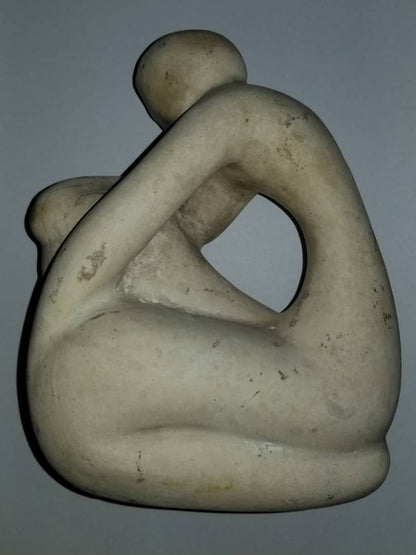 Georges Laratte 9"x6"x3" The Naked Woman Stone Statue #6JN-HA