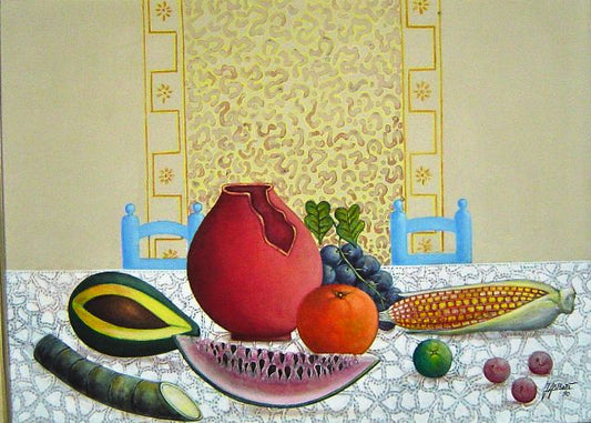 Wilbert Paul 18"x24" Still Life Oil on Canvas #1MFN